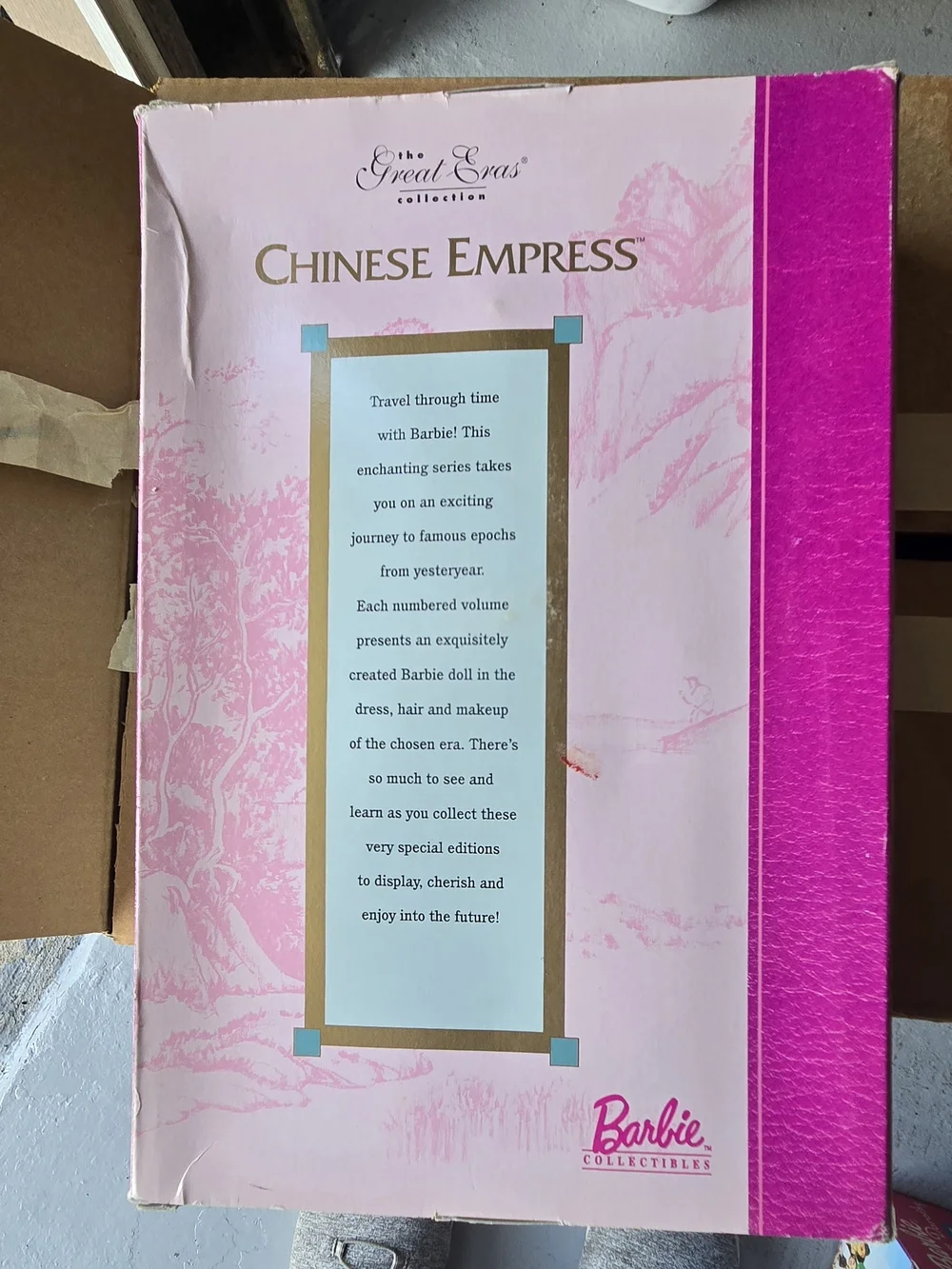 Barbie Chinese Empress Collector Edition Doll Box - Pink